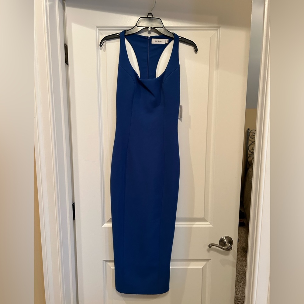 Mishka Royal Blue Backless Dress